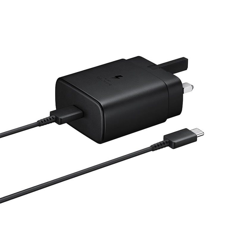 شارژر سامسونگ 45w Adapter USB-C باکابل دوسر تایپ سی (BUFF)
